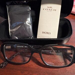 Coach Black Eyewear Case